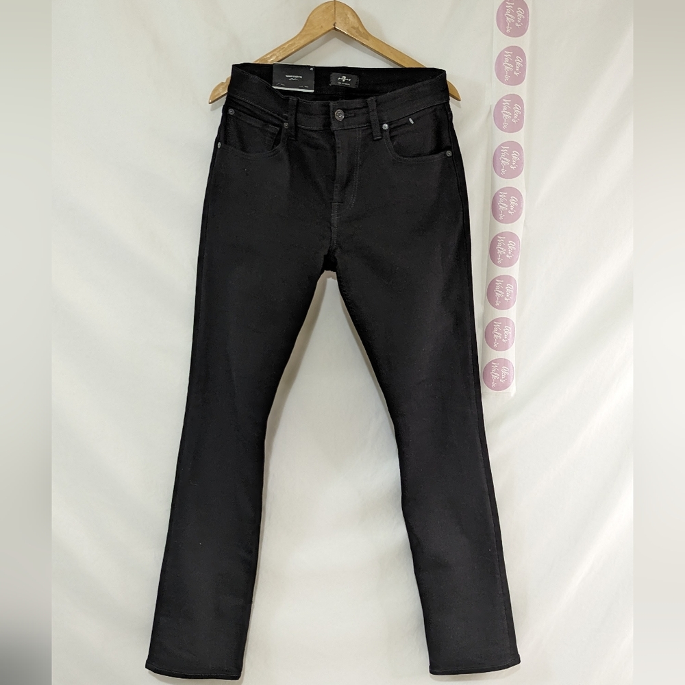 NWT 7 For All Mankind Straight Tapered Jeans - Picture 2 of 10